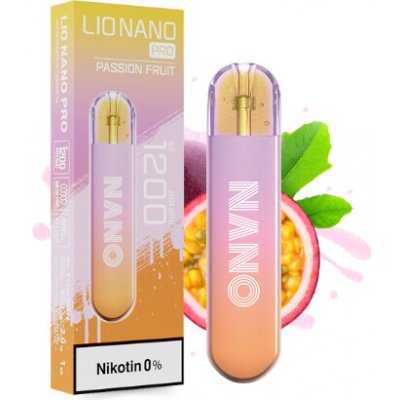 iJoy Lio Nano Pro 1200 Passion Fruit 0 mg 1200 potáhnutí – Zboží Dáma