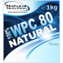 Natural Nutrition 100% WPC 80 Natural 2500 g