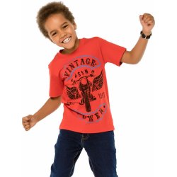 Winkiki kids Wear chlapecké tričko Vintage červená