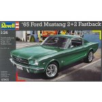 Revell Plastic ModelKit auto 07065 1965 Ford Mustang 2+2 Fastback CF 18-5599 1:25 – Zbozi.Blesk.cz
