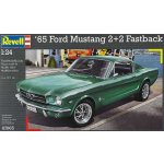 Revell Plastic ModelKit auto 07065 1965 Ford Mustang 2+2 Fastback CF 18-5599 1:25 – Zboží Dáma