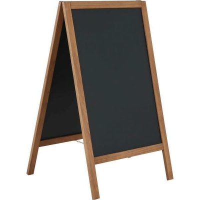A-Z Reklama CZ Dřevěný poutač UWODD06012 s křídovou magnetickou tabulí 590 x 1190 mm – Zboží Dáma