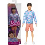 Mattel Barbie Fashionistas Ken s modrým a růžovým svetříkem – Zboží Dáma