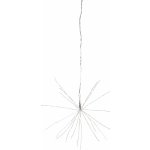 Star trading 3D-LED-Hanging star Firework ca. 26x26 cm silver metal timer battery 60 d – Hledejceny.cz