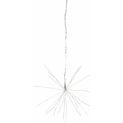 Star trading 3D-LED-Hanging star Firework ca. 26x26 cm silver metal timer battery 60 d – Hledejceny.cz