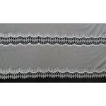 Vyšívaná luxusní záclona GERSTER 11050 bílý ornament 180 cm – Hledejceny.cz