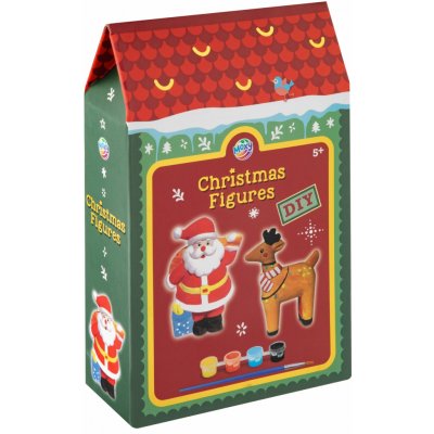 Grafix Vánoční malování figurek 7 cm Santa a sob – Hledejceny.cz