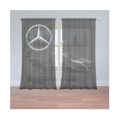 Sablio Záclony Logo 6 Auto: 2ks 150x250cm – Hledejceny.cz