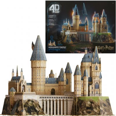 4D BUILD 3D Puzzle Harry Potter: Bradavický hrad 209 ks – Sleviste.cz