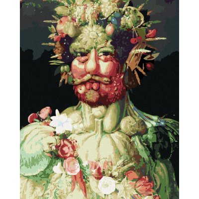 Diamondi Diamantové malování RUDOLF II. JAKO VERTUMNUS G. ARCIMBOLDO 40 x 50 cm bez rámu a bez vypnutí plátna – Zboží Mobilmania