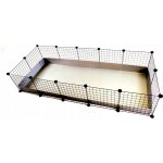 C&C 5 x 2 modulární klec prase králík ježek stříbrná 180 x 75 x 37 cm – Hledejceny.cz