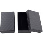 Mareb dárková krabička na šperky 5 x 8 x 2.5 cm černá – Zboží Dáma