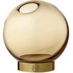 Váza se stojanem Globe Amber/Gold AYTM – Hledejceny.cz
