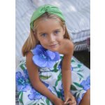 Abel & Lula šaty na jedno rameno KVĚTINY modré – Sleviste.cz