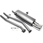 TA Technix sportovní výfuk BMW 3 E30 316i / 318i kromě M-Technic, 2x 76 mm DTM zahnutá nerezová koncovka bez pertlu – Hledejceny.cz