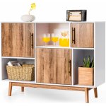 COSTWAY Sideboard dřevěná knihovna Accent Cabinet – Zbozi.Blesk.cz