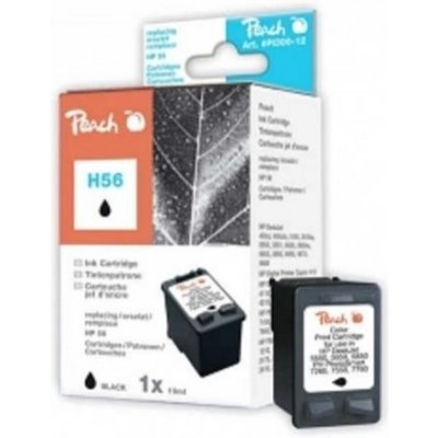 Peach HP C6656A No.56, Black, 23 ml | 311319 – Hledejceny.cz