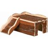 Domek pro hlodavce Trixie Natural Living dřevěný domek INKE 30 x 16 x 32 cm