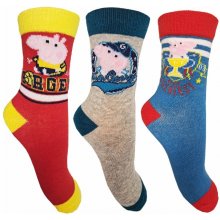 Prasátko Peppa EV0619 Chlapecké ponožky vzor 1 Mix barev