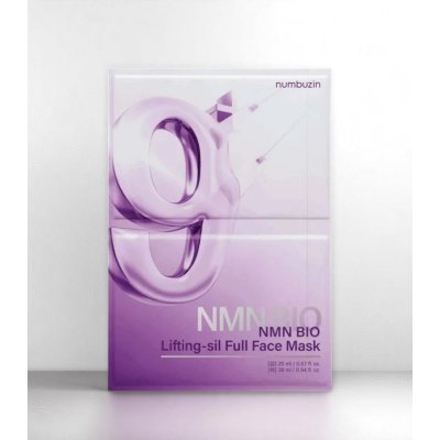 Numbuzin No.9 NAD Bio Lifting Full Cover Facial Mask Liftingová pleťová maska s koenzymem NAD 26 ml – Sleviste.cz