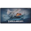 Podložky pod myš Herní podložka pod myš Genesis CARBON 500 WORLD of WARSHIPS, MAXI 90x45cm