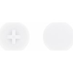 Plastová krytka na šrouby/vruty TX10 bílá pr. 11 mm, 30 ks – Hledejceny.cz