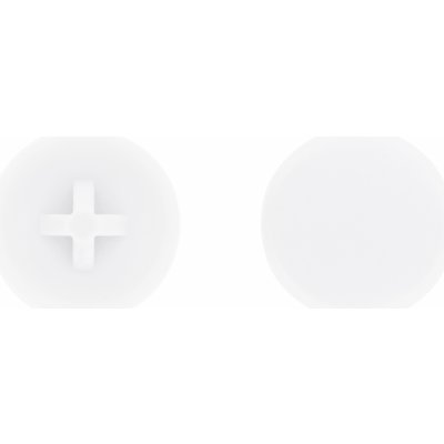 Plastová krytka na šrouby/vruty TX10 bílá pr. 11 mm, 30 ks – Hledejceny.cz