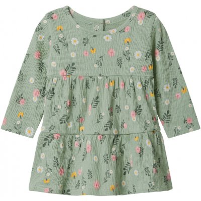Lupilu Dívčí šaty s BIO bavlnou zelená – Zboží Dáma