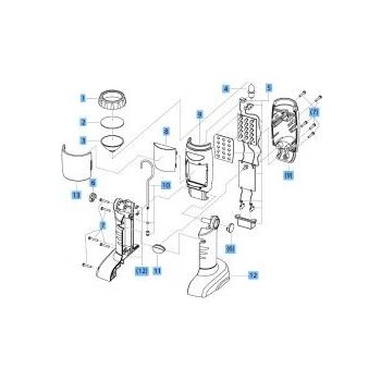 Narex 4. žárovka do svítilny 648292 NAREX pro Aku svítilna 0,8A 14,4V 648276