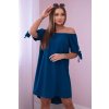 Dámské šaty Fashionweek Dámské šaty Italské lehké a vzdušné šaty K3320 mořská modrá
