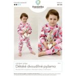 Tištěný střih Dětské dvoudílné pyžamo | 80 - 134 – Sleviste.cz