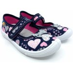 Peon Zdravotní obuv dívčí přezuvky MI 001 DS Růžová – Zboží Dáma