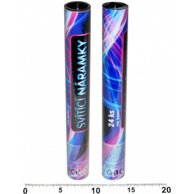 Lightstick Náramky svítící 24 ks