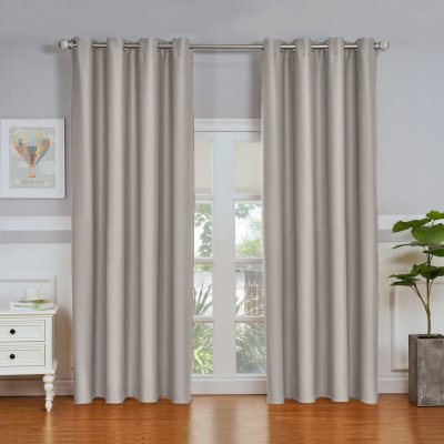 4Home Výhodná sada Zatemňovací závěs Dublin béžová, 150 x 250 cm, 2 ks – Zboží Dáma