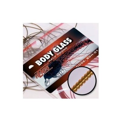 Hends HE BODY GLASS HALF MICRO - ORANŽOVÁ TMAVÁ – Hledejceny.cz