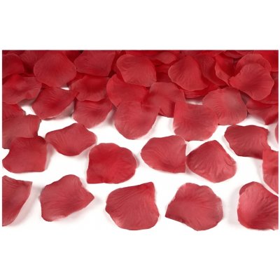 Okvětní lístky růží PartyDeco v sáčku 500 ks červené – Zboží Dáma