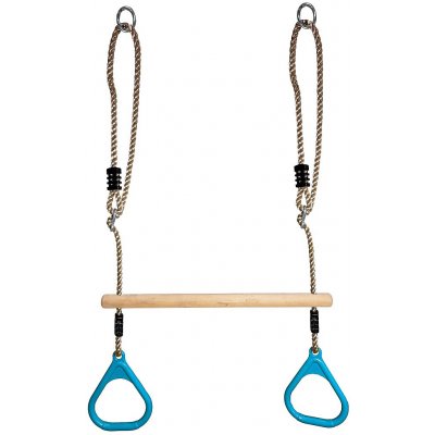 2Kids Toys Gymnastické kruhy s hrazdou Tyrkysové – Sleviste.cz