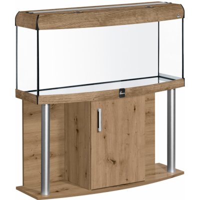 Diversa Comfort LED akvarijní set vypouklý hliník buk 240 l – Zboží Dáma