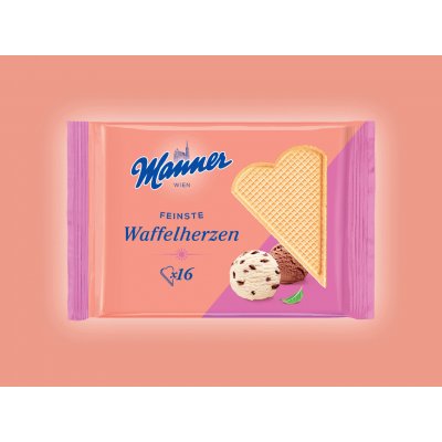 Manner Waffelherzen 55 g – Zboží Dáma