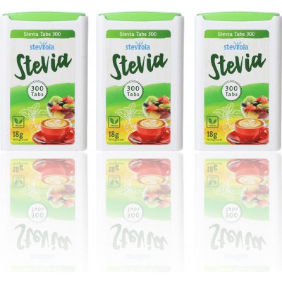 Medintim Steviola Stévia tablety v dávkovači 3 x 300 tbl – Sleviste.cz