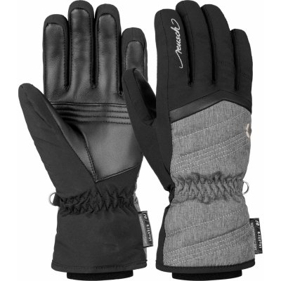 Reusch Lenda R-Tex XT black/grey melange – Zboží Mobilmania