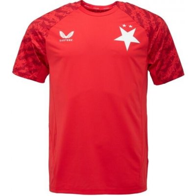 Castore Slavia Prague Performance Ss Tee pánské sportovní triko červená – Zboží Mobilmania