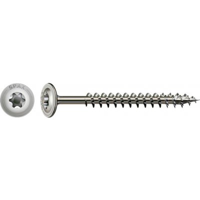 SPAX 0257000800805 R 88193 m.Spitze/T-STAR TG šroub do dřeva 8 mm 80 mm T-STAR plus nerezová ocel A2 50 ks – Hledejceny.cz