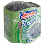 Spontex 3 Steelmax pletená ocelová drátěnka 12 g 3 ks – Zbozi.Blesk.cz