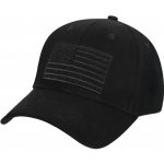 Čepice Rothco Baseball US velcro vlajka černá – Zboží Dáma