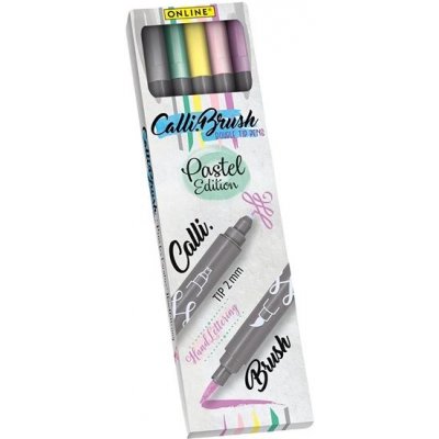 Online calli brush pastel kaligrafické fixy 5 ks 19079 – Zbozi.Blesk.cz