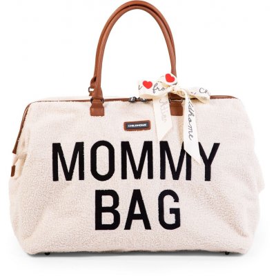 Childhome taška Mommy Bag Teddy Off White – Zboží Dáma