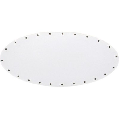 sololak bílý elipsa 24x11 cm s otvory 22B2411E – Zboží Dáma