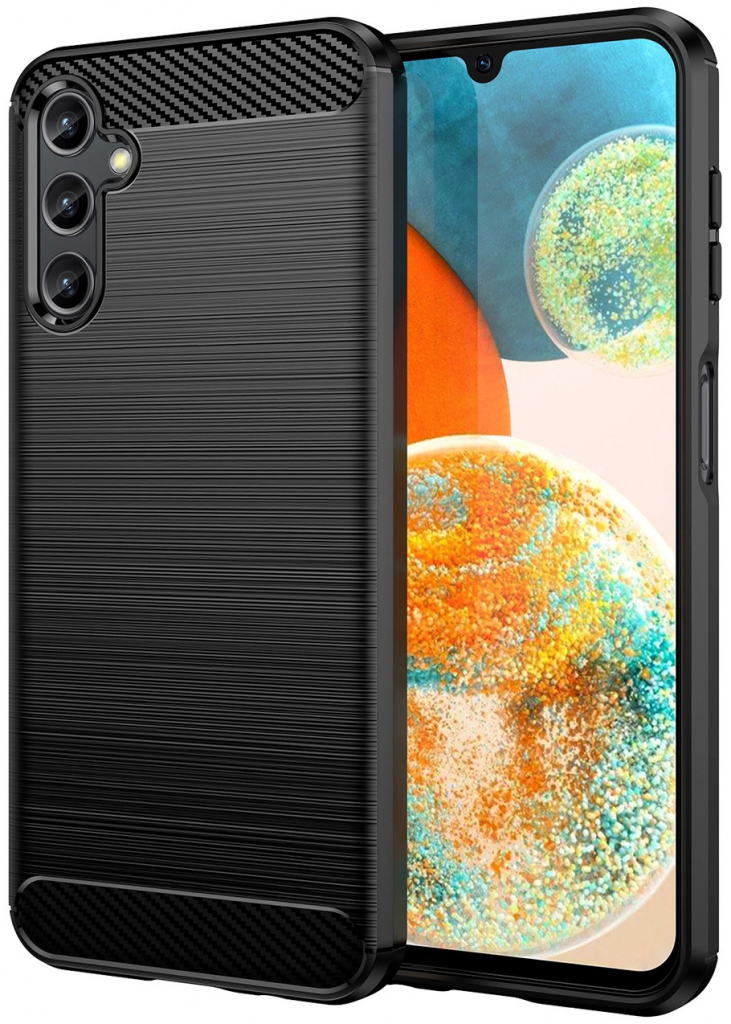 Pouzdro Beweare Ohebné carbon Samsung Galaxy A14 / A14 5G - černé