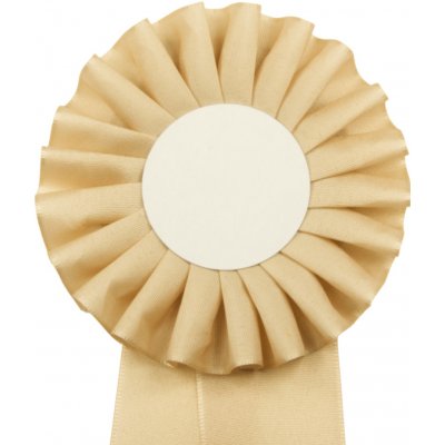Kokarda jednořadá standard pr. 11 cm krémová – Zboží Dáma